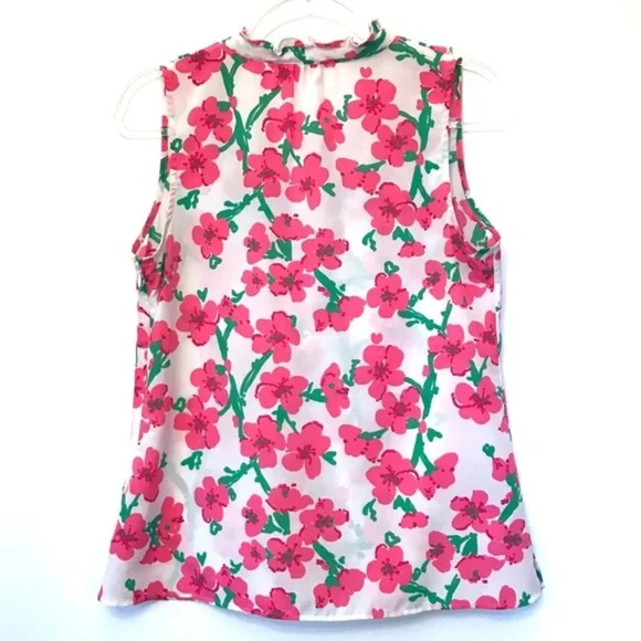 Lilly Pulitzer Allison White Ruffle Top - Size S - Picture 3 of 3